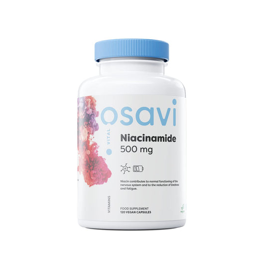 Osavi Niacinamide, 500mg - 120 vegan caps | High-Quality Vitamin B6 | MySupplementShop.co.uk
