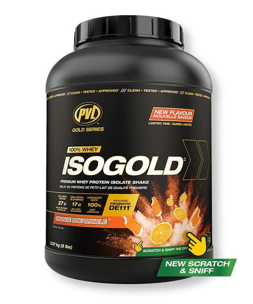 PVL Essentials Gold Series IsoGold, Orange Dreamsicle - 2270g | High-Quality Protein Supplements | MySupplementShop.co.uk