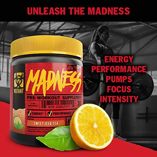 MUTANT Madness | Original Mutant Pre-Workout Powder| High-Intensity Workouts}| 30 Serving | 225 g (.83 lb) | Pineapple Passion | High-Quality Pre & Post Workout | MySupplementShop.co.uk