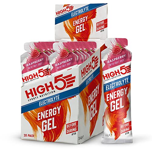 HIGH5 Energy Gel Electrolyte 5x60g Raspberry | High-Quality Sports Nutrition | MySupplementShop.co.uk