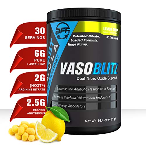 BUILD FAST FORMULA Vaso Blitz Lemon Drop 465g | High-Quality Sports Supplements | MySupplementShop.co.uk