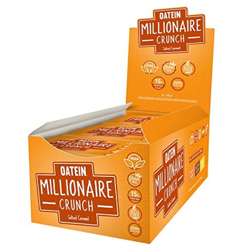 Oatein Millionaire Crunch 12x58g Salted Caramel | High-Quality Health Foods | MySupplementShop.co.uk