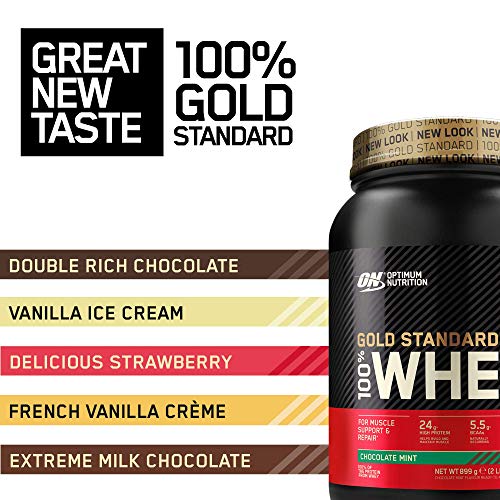 Optimum Nutrition Gold Standard 100% Whey 908g | High-Quality Sports Nutrition | MySupplementShop.co.uk