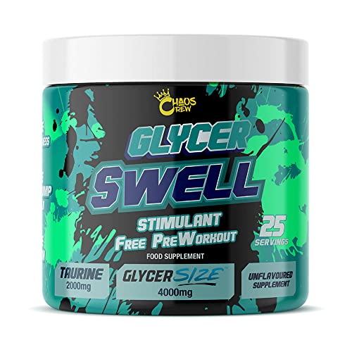 Chaos Crew Glycer Swell Unflavoured 200g | High-Quality Skin Conditions | MySupplementShop.co.uk