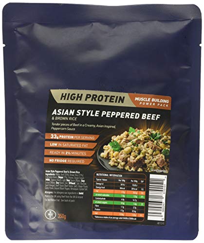 Performance Meals Asian Style Peppered Beef and Brown Rice 350 g | High-Quality Health Foods | MySupplementShop.co.uk