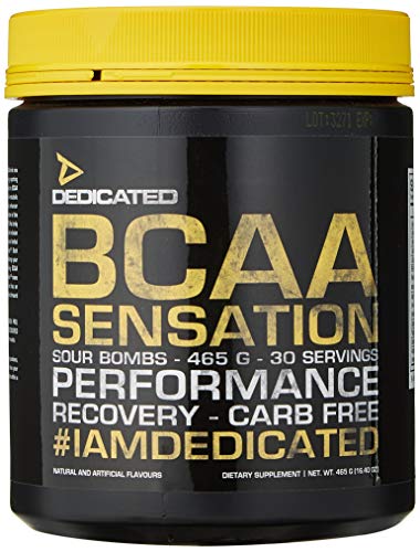 Dedicated Nutrition BCAA Sensation 405g Sour Bombs | High-Quality Sports Nutrition | MySupplementShop.co.uk