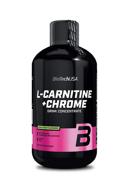 BioTechUSA L-Carnitine + Chrome, Orange - 500 ml. | High-Quality Carnitine | MySupplementShop.co.uk