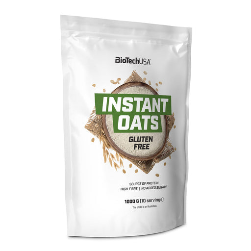 BioTechUSA Instant Oats Gluten Free, Chocolate - 1000g | High-Quality Plant Proteins | MySupplementShop.co.uk