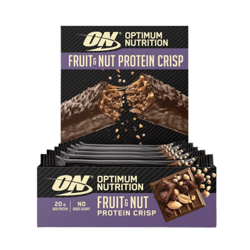 Optimum Nutrition Fruit & Nut Protein Crisp Bar 10x70g Fruit & Nut | High-Quality Protein Bars | MySupplementShop.co.uk