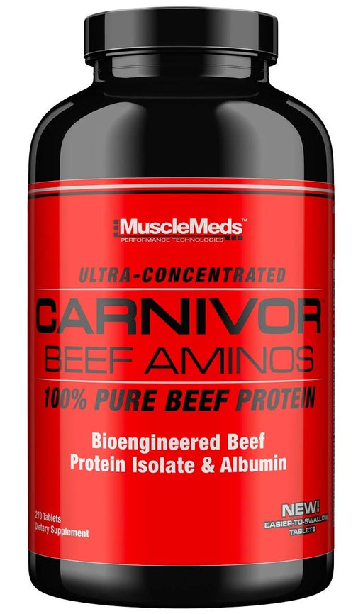 MuscleMeds Carnivor Beef Aminos - 300 tablets | High-Quality Amino Acids and BCAAs | MySupplementShop.co.uk