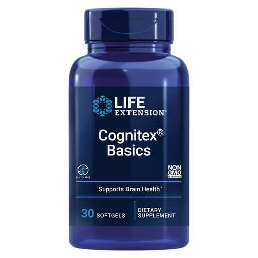 Life Extension Cognitex Basics - 30 softgels | High-Quality Health and Wellbeing | MySupplementShop.co.uk