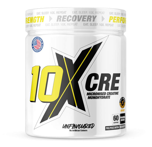 1X Athletic 10X Athletic CRE 300g Unflavoured | High-Quality Supplements | MySupplementShop.co.uk
