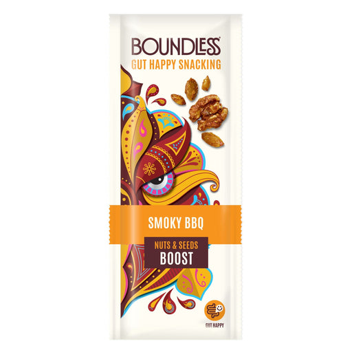 Boundless Nuts & Seeds Boost 16x25g Smoky BBQ | High-Quality Nuts & Seeds | MySupplementShop.co.uk