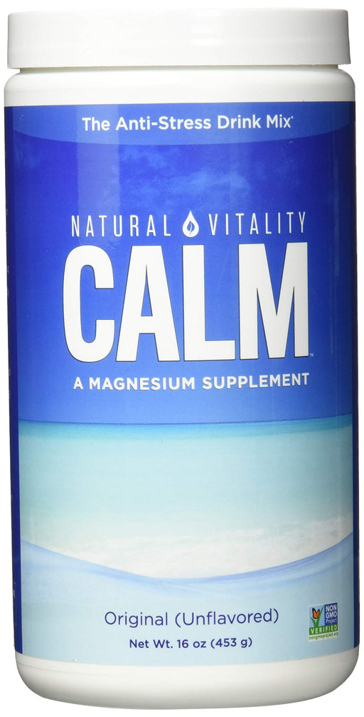 Natural Calm - Unflavored - 453g | High-Quality Magnesium | MySupplementShop.co.uk