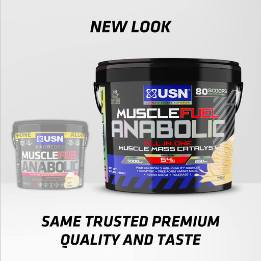 USN Muscle Fuel Anabolic 4kg Banana | High-Quality Health & Personal Care | MySupplementShop.co.uk