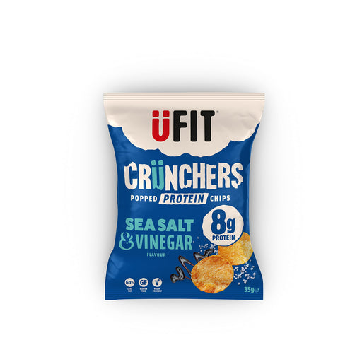 UFIT Crunchers 18x35g Sea Salt & Vinegar by Ufit at MYSUPPLEMENTSHOP.co.uk