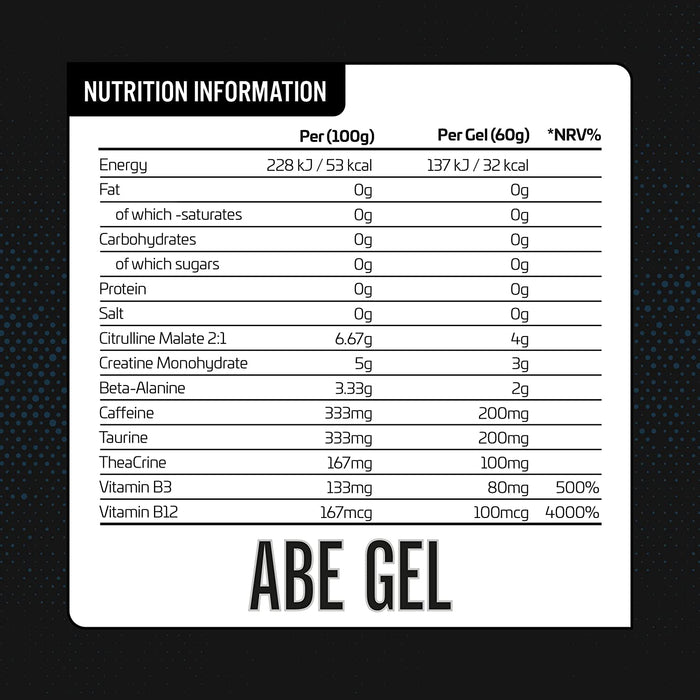 Applied Nutrition ABE Pre Workout Gel 20 x 60g | High-Quality Health Foods | MySupplementShop.co.uk