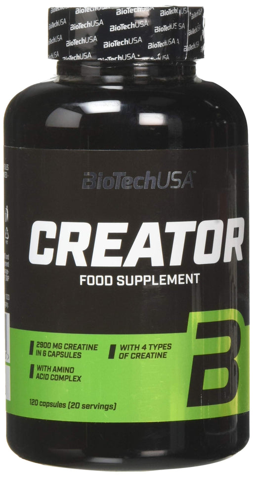 BioTechUSA Creator - 120 caps | High-Quality Creatine Supplements | MySupplementShop.co.uk
