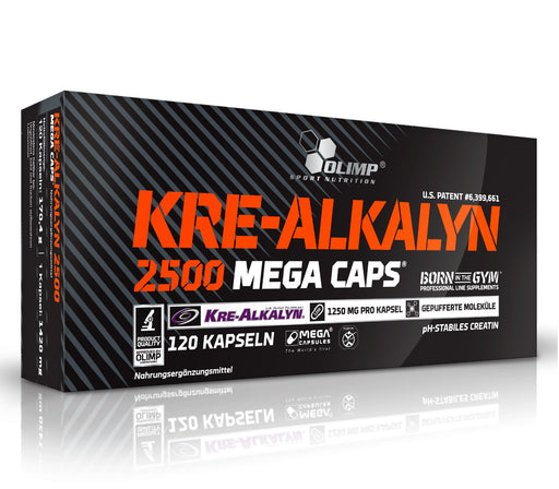 Olimp Nutrition Kre-Alkalyn 2500 Mega Caps - 120 caps | High-Quality Creatine Supplements | MySupplementShop.co.uk