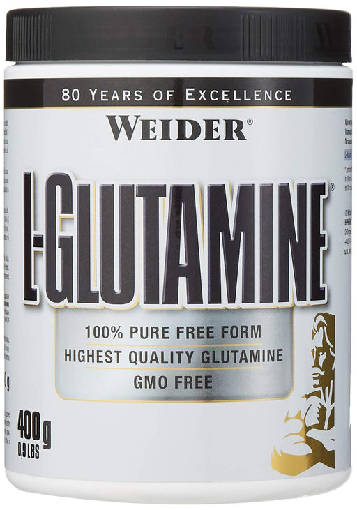 Weider L-Glutamine, 100% Pure Free Form - 400 grams | High-Quality L-Glutamine, Glutamine | MySupplementShop.co.uk