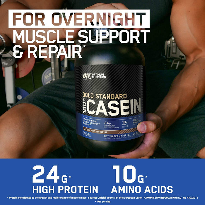 Optimum Nutrition Gold Standard 100% Casein 1.82kg | High-Quality Sports Nutrition | MySupplementShop.co.uk
