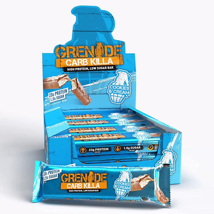 Grenade Carb Killa High Protein Bar 12 x 60g | High-Quality Protein Bars | MySupplementShop.co.uk