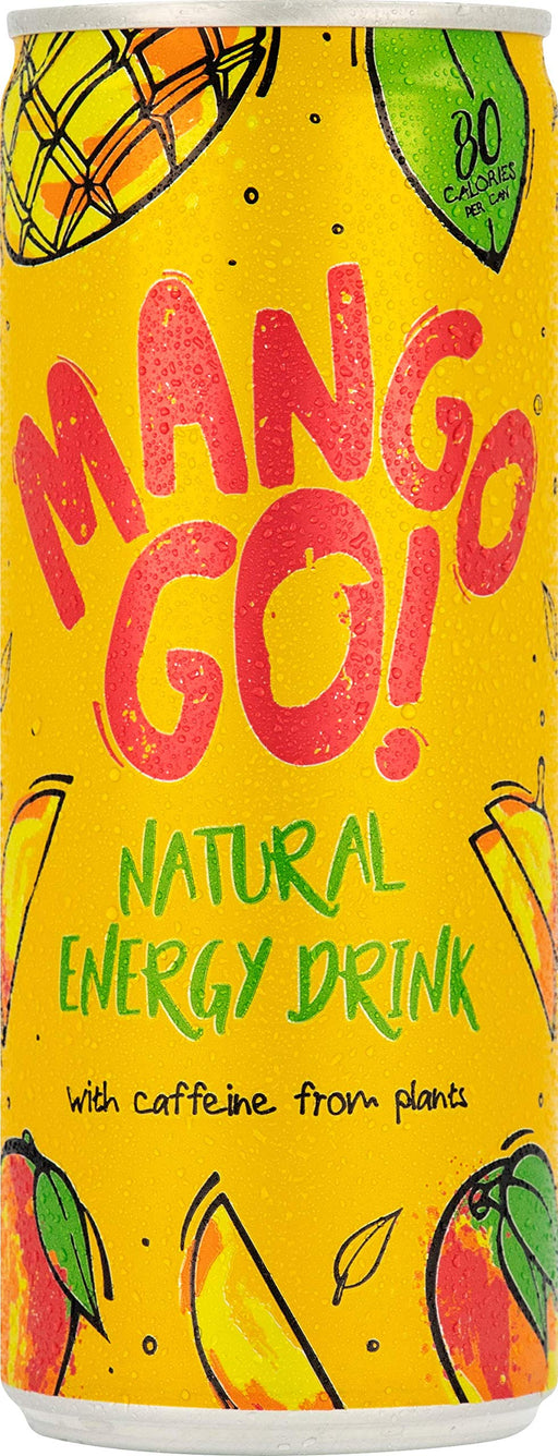 Mangogo Energy Drink 12x250ml Mango | High-Quality Energy Drinks | MySupplementShop.co.uk