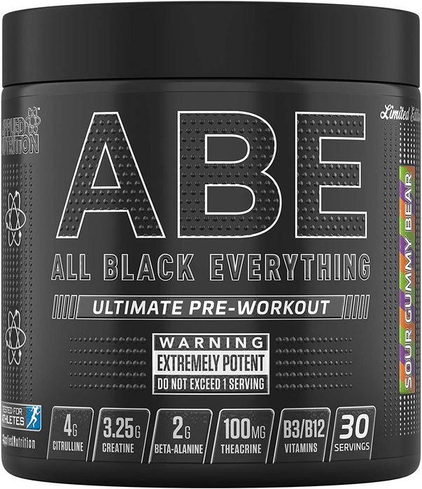 Applied Nutrition ABE (All Black Everything) Ultimate Preworkout 315g | High-Quality Vitamins & Supplements | MySupplementShop.co.uk