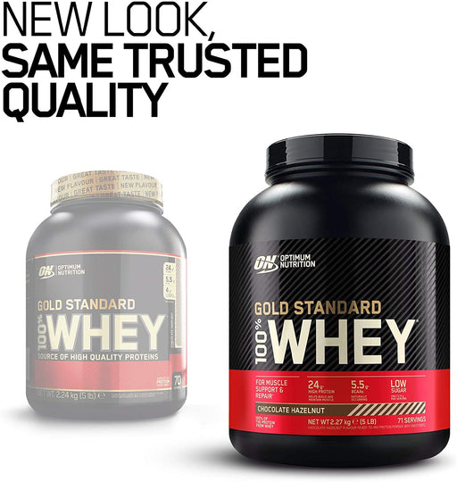 Optimum Nutrition Gold Standard Whey Protein Powder 2.27kg | High-Quality Sports Nutrition | MySupplementShop.co.uk