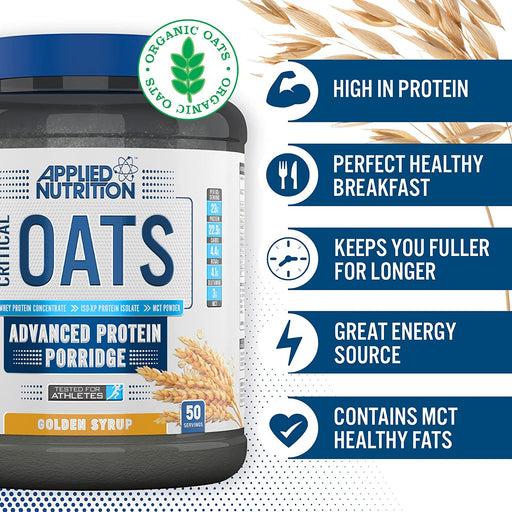 Applied Nutrition Critical Oats 3kg | High-Quality Health & Personal Care | MySupplementShop.co.uk
