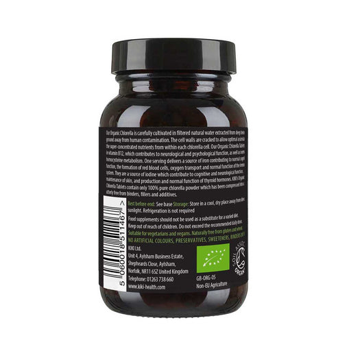 Kiki Health Organic Chlorella Tablets 200 Tablets | High-Quality Vitamins & Supplements | MySupplementShop.co.uk
