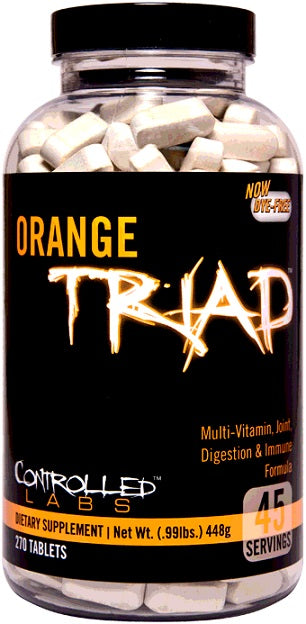 Controlled Labs Orange Triad - 270 tablets | High-Quality Vitamins & Minerals | MySupplementShop.co.uk