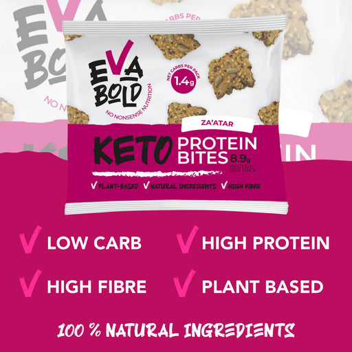 Eva Bold Keto Protein Crackers 20x30g Za'atar | High-Quality Sports & Nutrition | MySupplementShop.co.uk