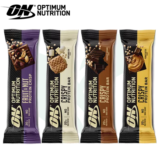 Optimum Nutrition Protein Crisp Bar 10 x 65g | High-Quality Sports Nutrition | MySupplementShop.co.uk