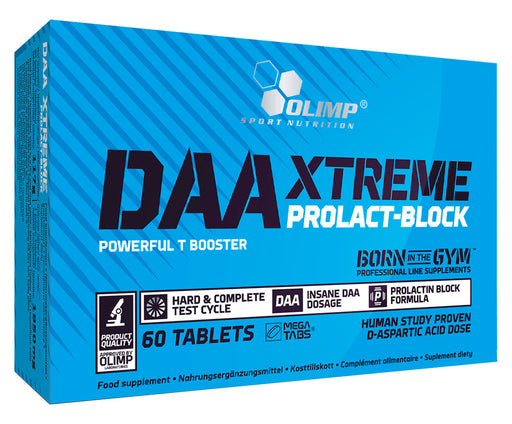 Olimp Nutrition DAA Xtreme Prolact-Block - 60 tabs | High-Quality Natural Testosterone Support | MySupplementShop.co.uk