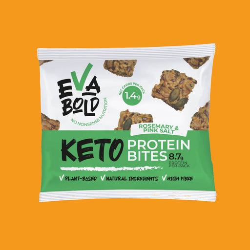 Eva Bold Keto Protein Crackers 20x30g Rosemary & Pink Salt | High-Quality Sports & Nutrition | MySupplementShop.co.uk