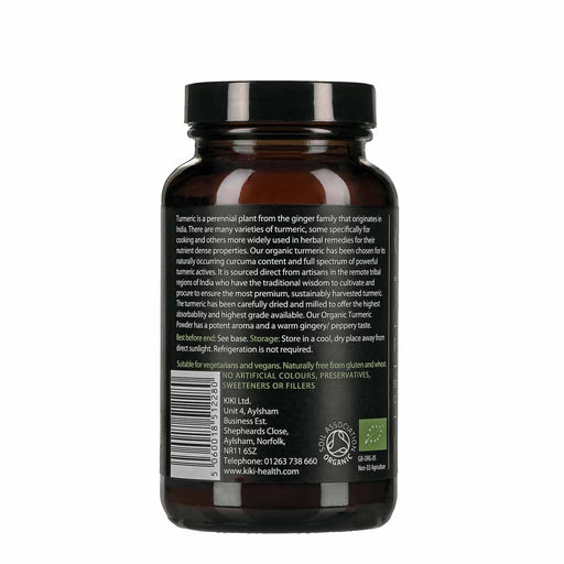 Kiki Health Organic Premium Non-GMO Turmeric Powder 150g | High-Quality Vitamins & Supplements | MySupplementShop.co.uk
