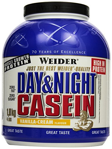 Weider Day & Night Casein, Chocolate Cream - 1800 grams | High-Quality Protein | MySupplementShop.co.uk