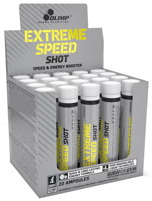Olimp Nutrition Extreme Speed Shot - 20 x 25 ml. | High-Quality Pre & Post Workout | MySupplementShop.co.uk
