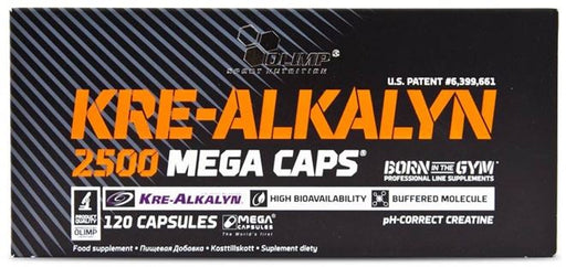 Olimp Nutrition Kre-Alkalyn 2500 Mega Caps - 120 caps | High-Quality Creatine Supplements | MySupplementShop.co.uk