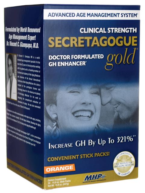 MHP Secretagogue Gold, Orange - 30 packets (447 grams) | High-Quality Special Formula | MySupplementShop.co.uk