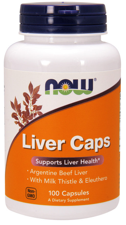 NOW Foods Liver Caps - 100 caps | High-Quality Liver Support | MySupplementShop.co.uk