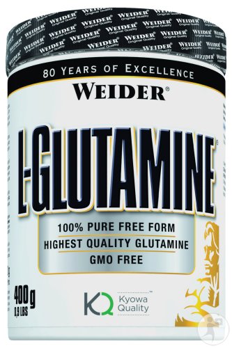 Weider L-Glutamine, 100% Pure Free Form - 400 grams | High-Quality L-Glutamine, Glutamine | MySupplementShop.co.uk