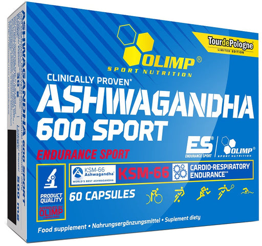 Olimp Nutrition Ashwagandha 600 Sport - 60 caps | High-Quality Health and Wellbeing | MySupplementShop.co.uk