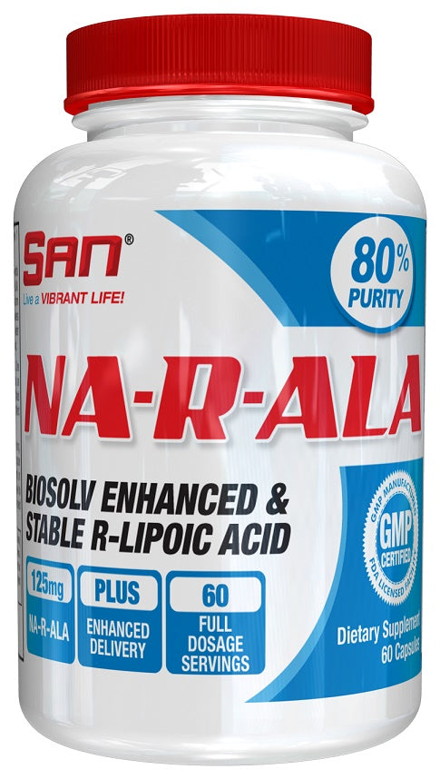SAN NA-R-ALA, 125mg - 60 caps | High-Quality Health and Wellbeing | MySupplementShop.co.uk