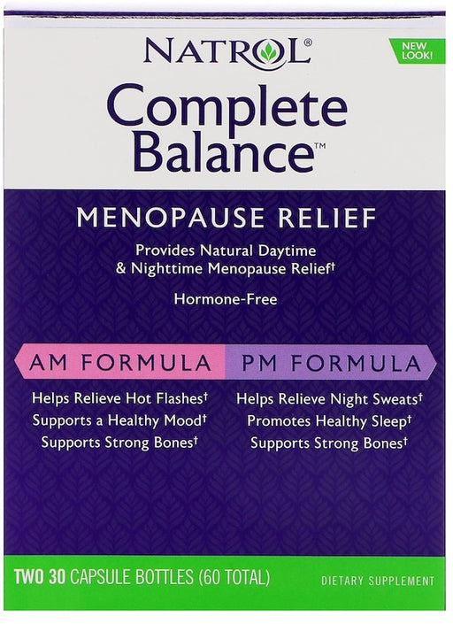 Complete Balance for Menopause, AM/PM - 30 + 30 caps | High-Quality Supplements for Women | MySupplementShop.co.uk