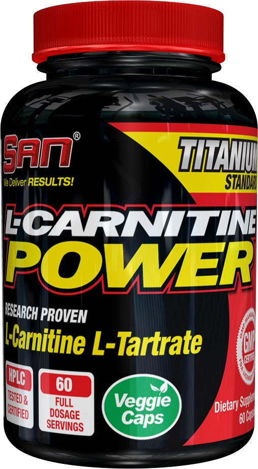 SAN L-Carnitine Power - 60 caps | High-Quality Amino Acids and BCAAs | MySupplementShop.co.uk