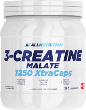 Allnutrition 3-Creatine Malate 1250 XtraCaps - 360 caps | High-Quality Creatine Supplements | MySupplementShop.co.uk