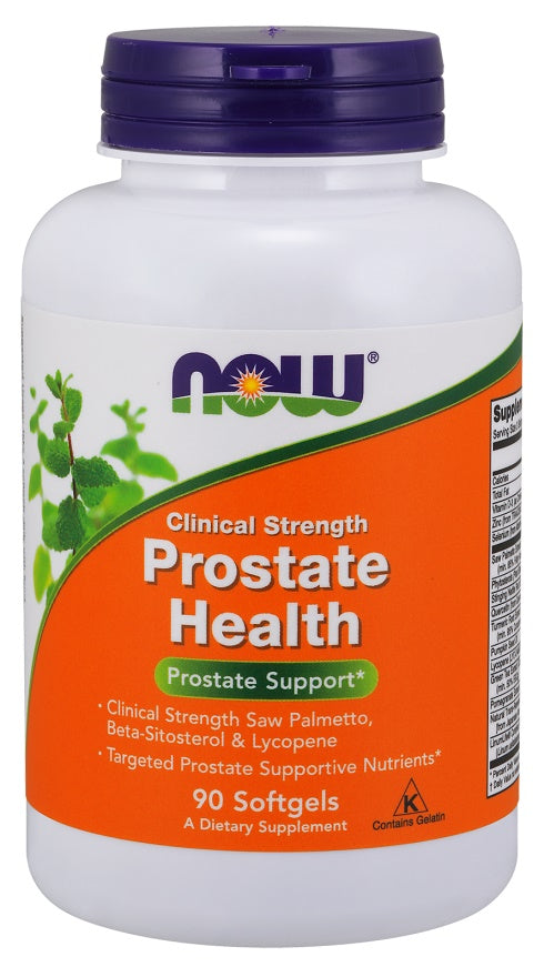 NOW Foods Prostate Health Clinical Strength - 90 softgels | High-Quality Sexual Health | MySupplementShop.co.uk