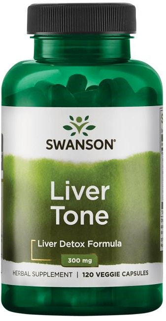Swanson Liver Tone Liver Detox Formula, 300mg - 120 vcaps | High-Quality Liver Support | MySupplementShop.co.uk
